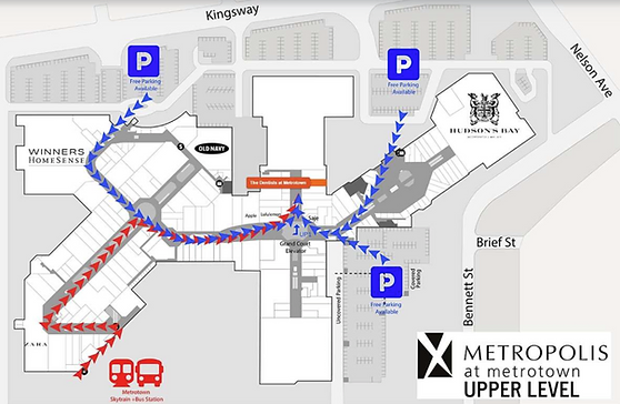 Mall Directions Dentists At Metrotown